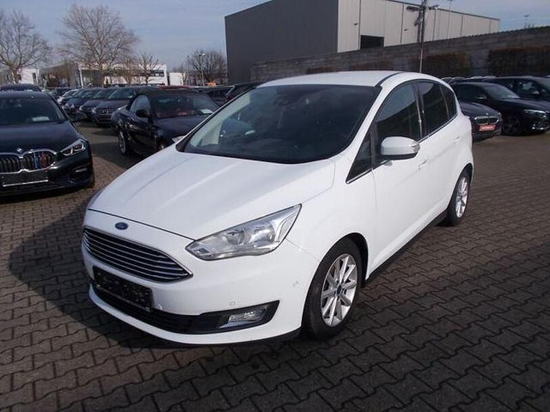 Gebraucht Ford C-MAX Titanium 125 PS (91 kW) 2015 Weiß Van / Kleinbus