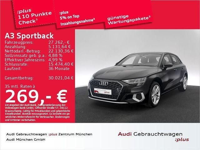 Gebraucht Audi A3 Advanced 204 PS (150 kW) 2022 Brillantschwarz Limousine
