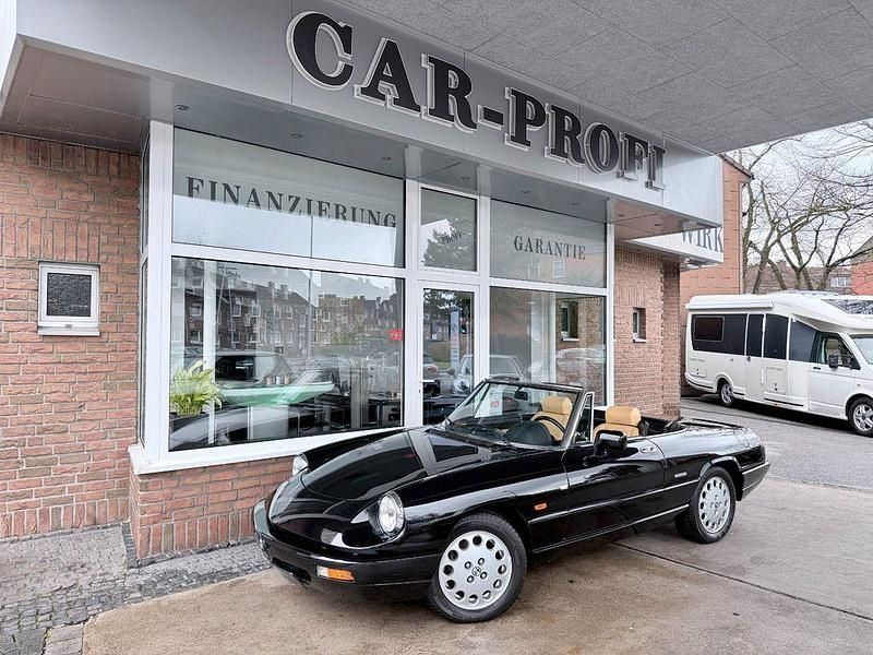 Gebraucht Alfa Romeo Spider 120 PS (88 kW) 1990 Schwarz Cabrio