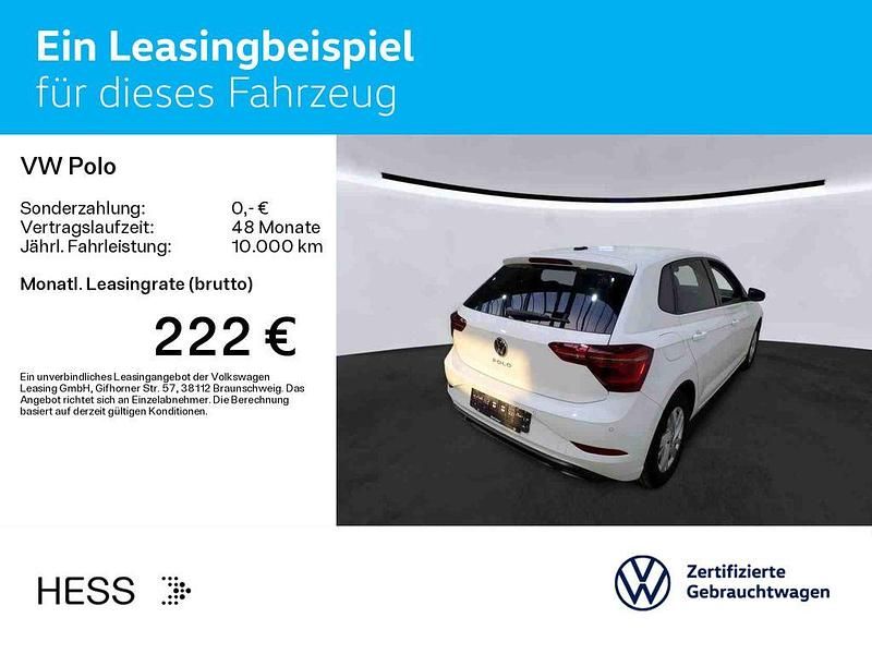 Gebraucht VW Polo Style 95 PS (69 kW) 2022 Pure white Kleinwagen