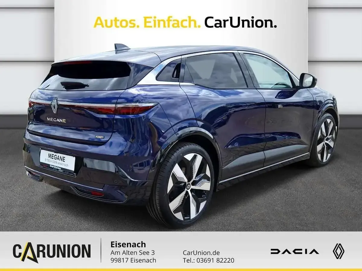 Brugt Renault Megane E-Tech Techno 161 kW (220 HK) 2024 Blå Sedan