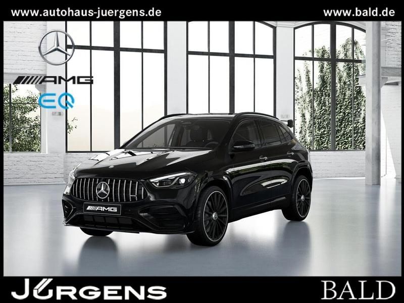 Schwarz metalliclack kosmosschwarz Gebraucht 2024 Mercedes GLA35 AMG AMG SUV | 59.550 € (Fairer Preis) - Bild 1/4