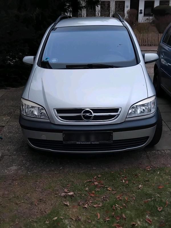 Silber Gebraucht 2005 Opel Zafira Van / Kleinbus | 750 € (Superpreis) - Bild 1/4