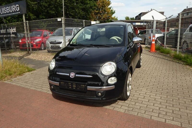 Schwarz Gebraucht 2008 Fiat 500 Lounge Kleinwagen | 4.990 € (Guter Preis) - Bild 1/4