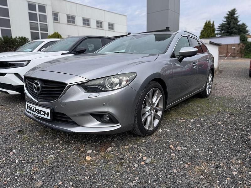 Silber Gebraucht 2014 Mazda 6 Sports-Line Kombi | 13.400 € (Superpreis) - Bild 1/4