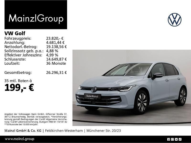 Blau Gebraucht 2025 VW Golf Goal Limousine | 22.850 € (Superpreis) - Bild 1/3