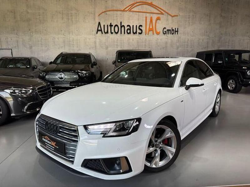 Weiß Gebraucht 2019 Audi A4 S-Line Limousine | 23.900 € (Fairer Preis) - Bild 1/4
