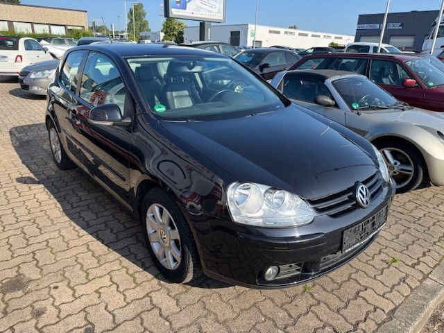 Schwarz Gebraucht 2005 VW Golf V Sportline Limousine | 3.990 € (Fairer Preis) - Bild 1/4