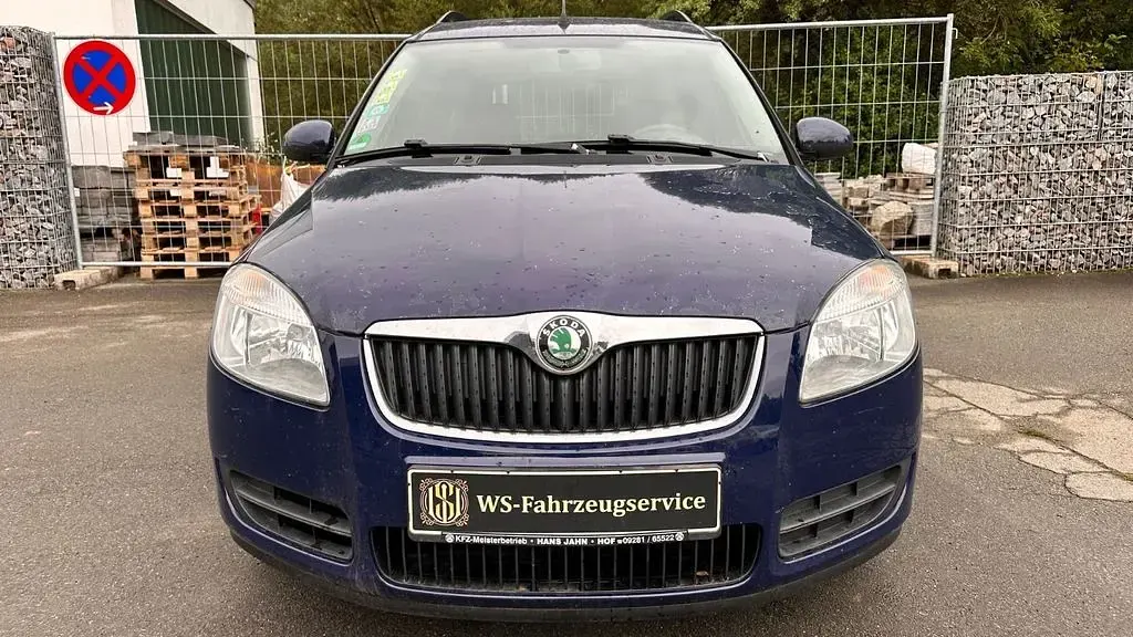 Gebraucht Skoda Roomster Plus Edition 86 PS (63 kW) 2009 Blau Van / Kleinbus