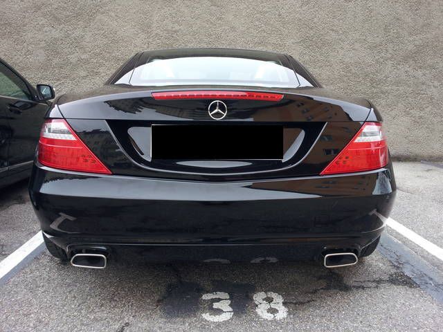 Gebraucht Mercedes SLK250 204 PS (150 kW) 2013 Schwarz metallic Cabrio