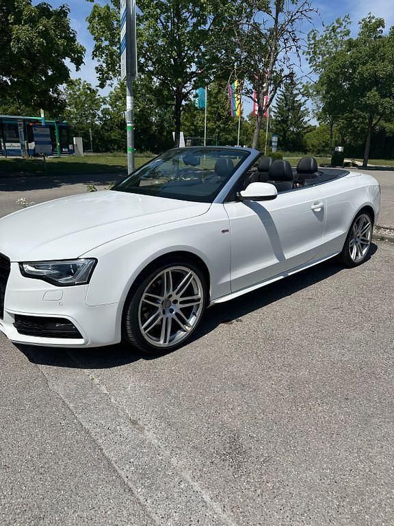 Weiß Gebraucht 2013 Audi A5 Cabriolet Sport Cabrio | 15.999 € (Fairer Preis) - Bild 1/4