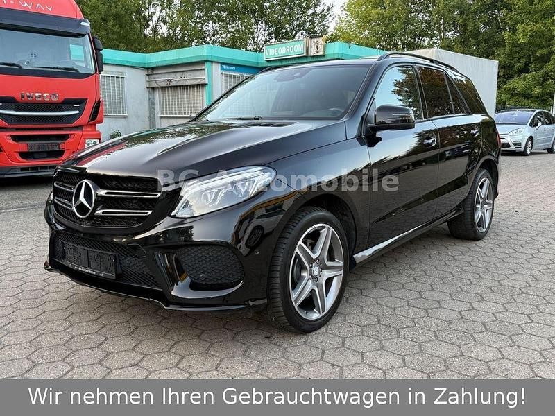 Schwarz Gebraucht 2016 Mercedes GLE250 AMG SUV | 17.990 € - Bild 1/4