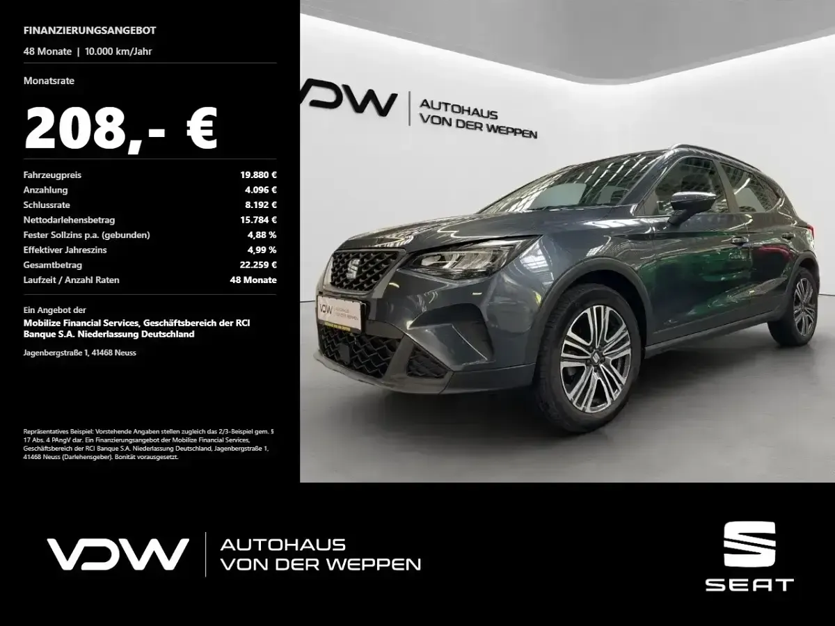 Gebraucht Seat Arona Style 110 PS (80 kW) 2024 SUV