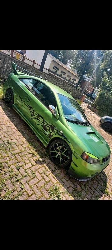 Brugt Opel Astra 2000 Grøn Coupe