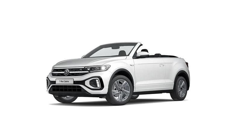 Gebraucht VW T-Roc Cabriolet R-line 150 PS (110 kW) 2023 Pure white/schwarz Cabrio