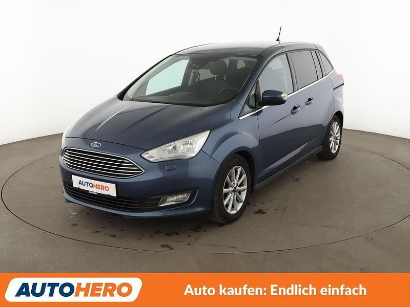 Gebraucht Ford Grand C-Max Titanium 120 PS (88 kW) 2019 Blau Van / Kleinbus