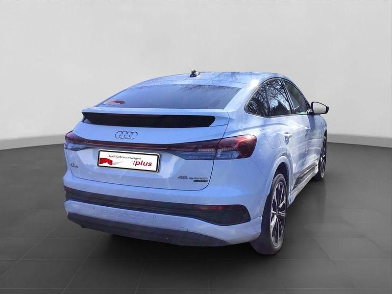 Gebraucht Audi Q4 Sportback e-tron S-Line 210 kW (286 PS) 2024 Weiß SUV