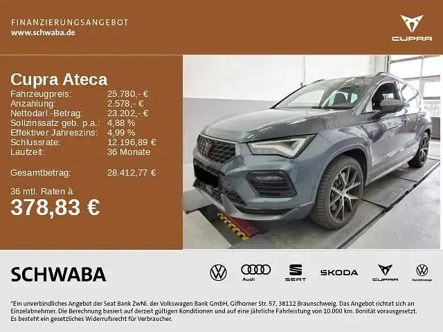 Occasion Cupra Ateca 300 ch (220 kW) 2021 Gris SUV