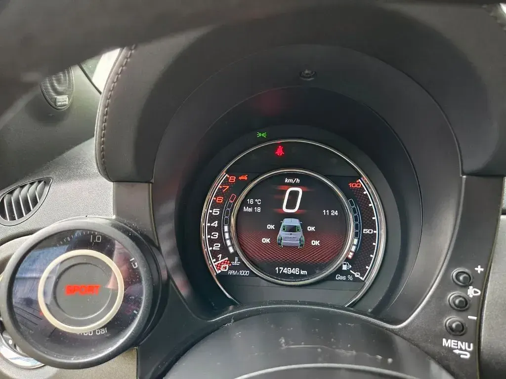 Gebraucht Abarth 595 Competizione 179 PS (131 kW) 2016 Weiß Kleinwagen
