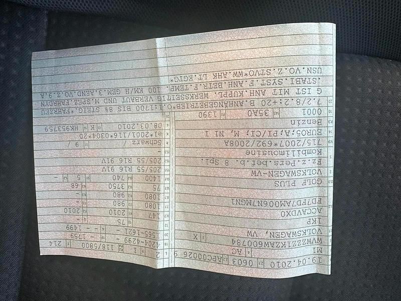 Schwarz Gebraucht 2010 VW Golf Plus Cross Van / Kleinbus | 6.450 € (Fairer Preis) - Bild 1/4