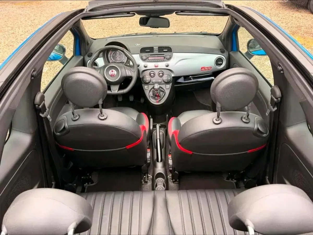 Gebraucht Fiat 500 S 105 PS (77 kW) 2014 Blau Cabrio