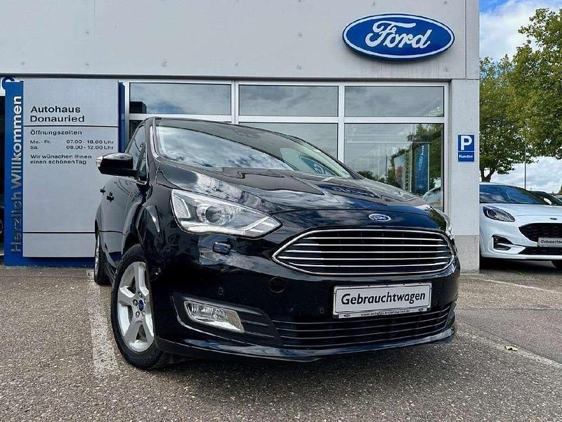 Iridiumschwarz metallic Gebraucht 2016 Ford C-MAX Titanium Van / Kleinbus | 14.990 € (Teuer) - Bild 1/4