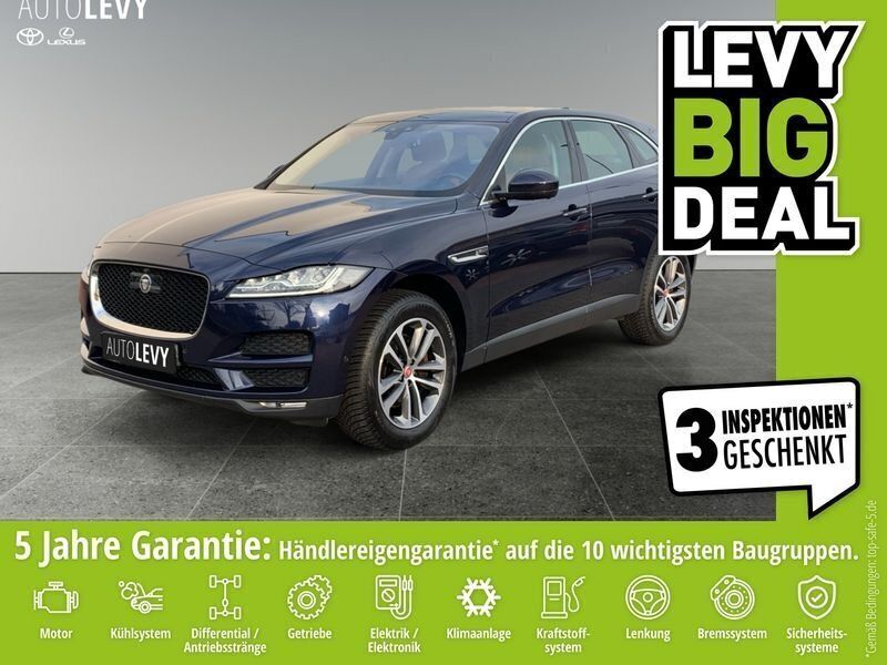 Loire blue Gebraucht 2017 Jaguar F-Pace Portfolio SUV | 32.998 € (Fairer Preis) - Bild 1/4