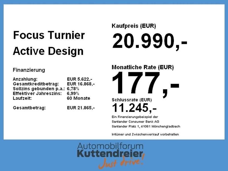 Gebraucht Ford Focus Active 125 PS (91 kW) 2023 Frostweiß Kombi