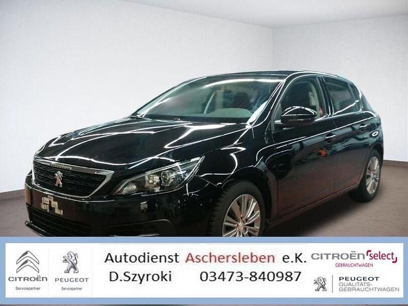 Perla nera schwarz metallic (metallic) Gebraucht 2021 Peugeot 308 Active Limousine | 17.990 € (Etwas zu teuer) - Bild 1/4