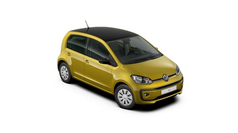 Gebraucht VW up! move up! 60 PS (44 kW) 2018 Gelb Kleinwagen