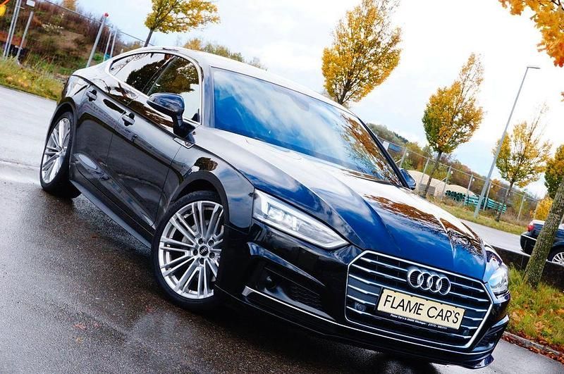 Schwarz Gebraucht 2018 Audi A5 Sportback Comfort Coupé | 24.990 € (Guter Preis) - Bild 1/4