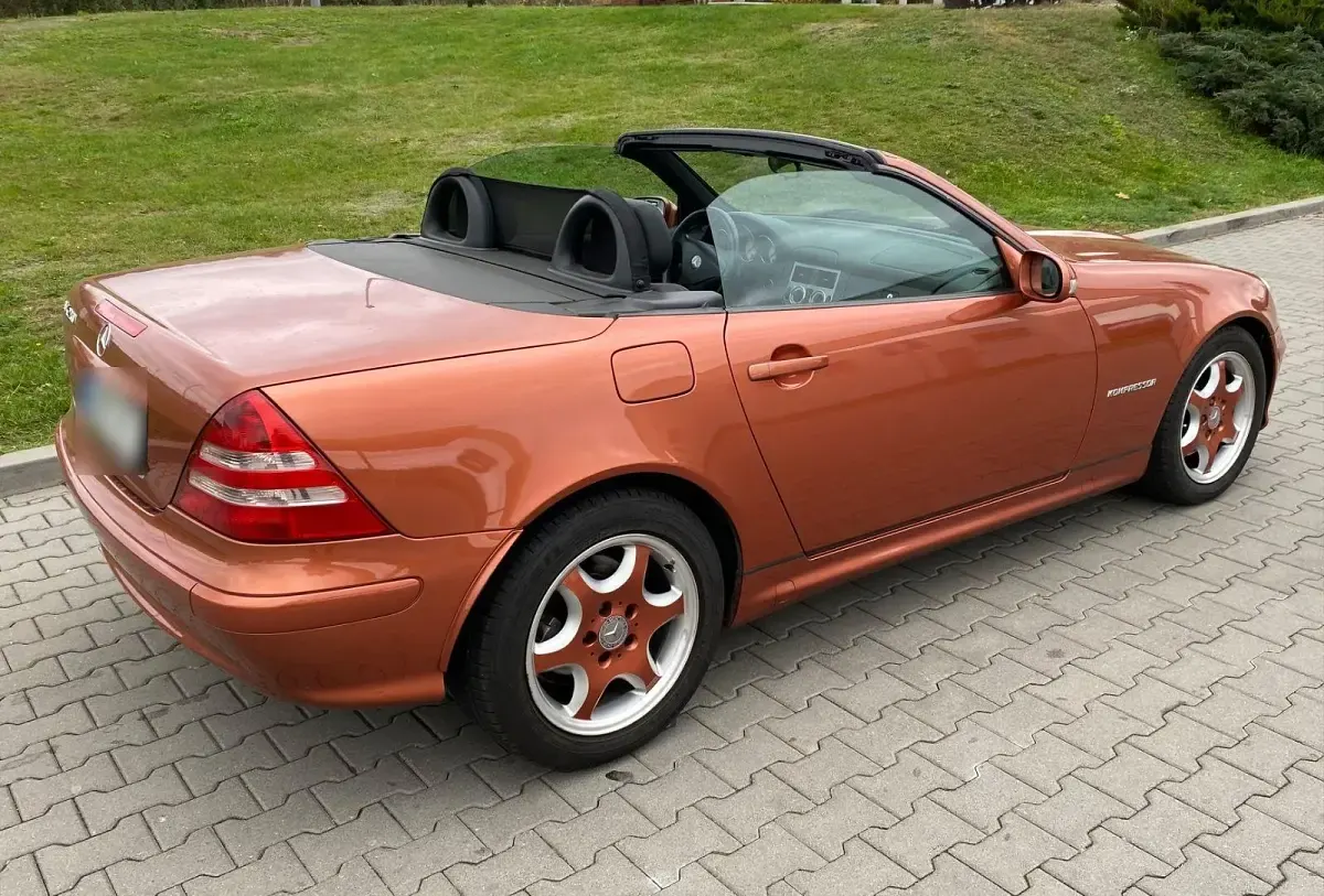 Gebraucht Mercedes SLK230 197 PS (144 kW) 2002 Orange Cabrio