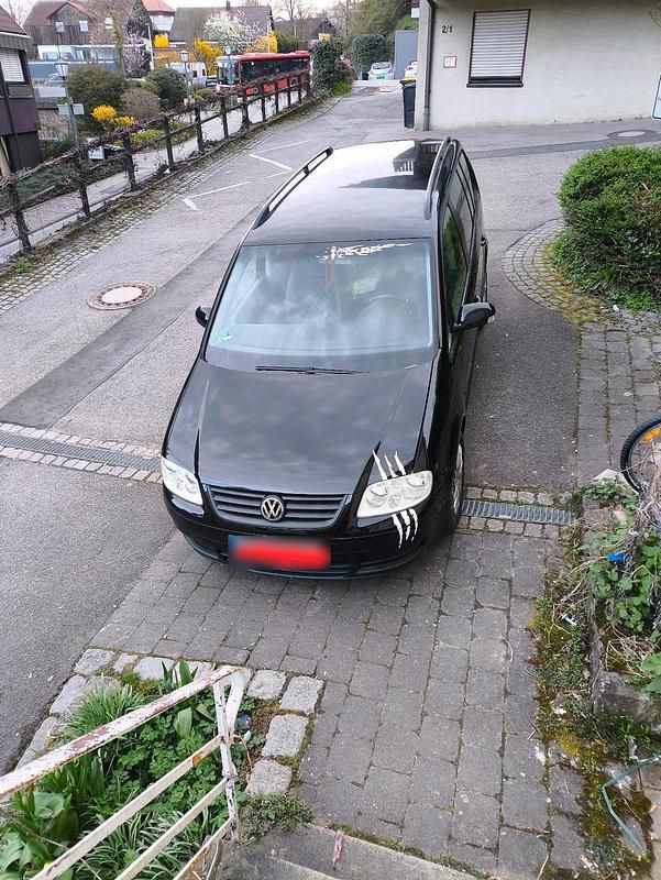 Gebraucht VW Touran 115 PS (84 kW) 2005 Schwarz Van / Kleinbus