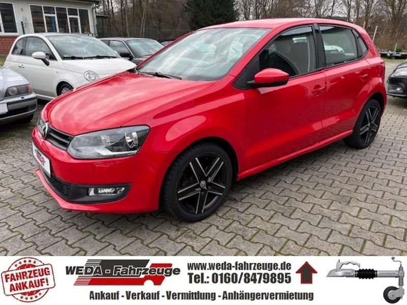 Gebraucht VW Polo Highline 86 PS (63 kW) 2009 Rot Limousine