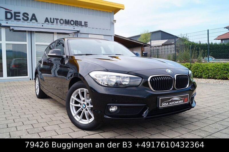 Schwarz Gebraucht 2018 BMW 118 Advantage Kleinwagen | 13.390 € (Fairer Preis) - Bild 1/4