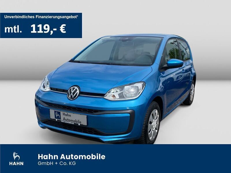 Blau Gebraucht 2021 VW up! Kleinwagen | 11.930 € (Fairer Preis) - Bild 1/3