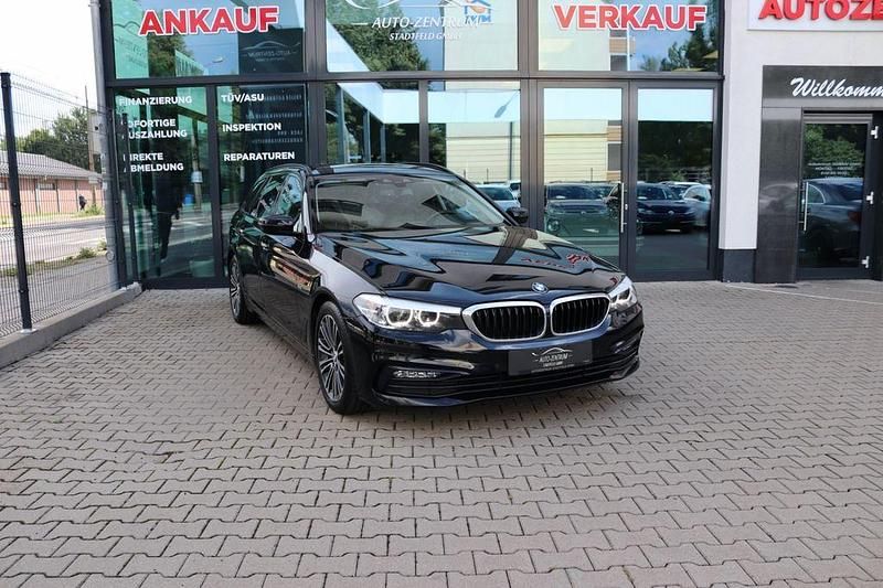 Schwarz Gebraucht 2018 BMW 520 Sport Line Kombi | 23.950 € (Etwas zu teuer) - Bild 1/4