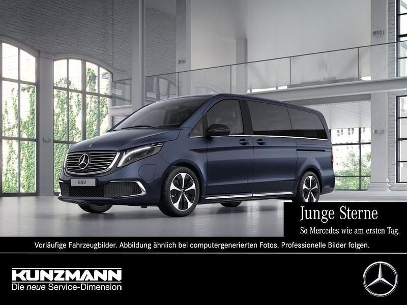 Sodalithblau metallic Gebraucht 2024 Mercedes EQV300 Avantgarde Van / Kleinbus | 49.950 € (Guter Preis) - Bild 1/4