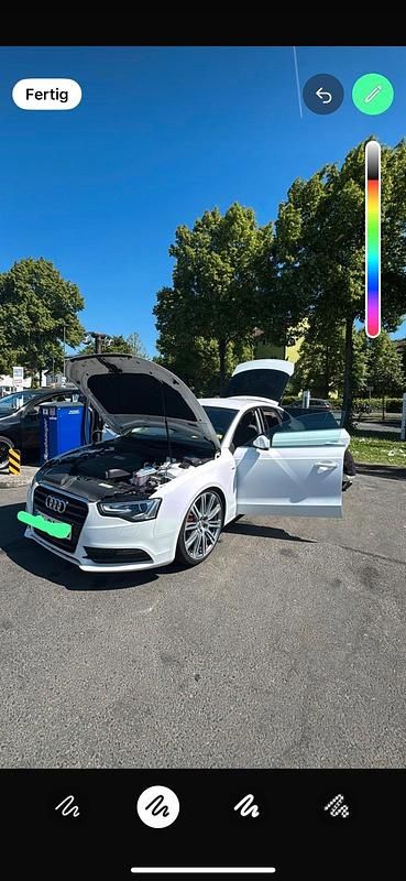 Weiß Gebraucht 2013 Audi A5 S-Line Limousine | 15.500 € - Bild 1/2