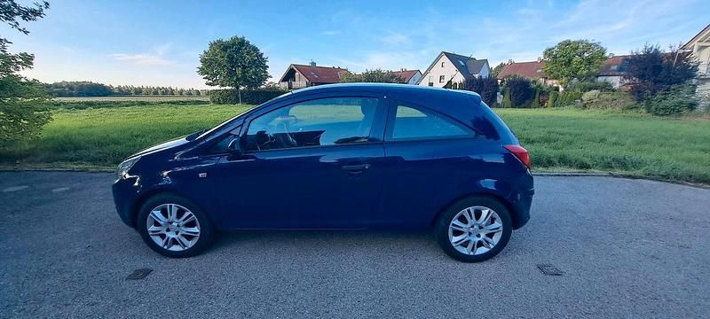 Blau Gebraucht 2008 Opel Corsa S Kleinwagen | 350 € (Superpreis) - Bild 1/4