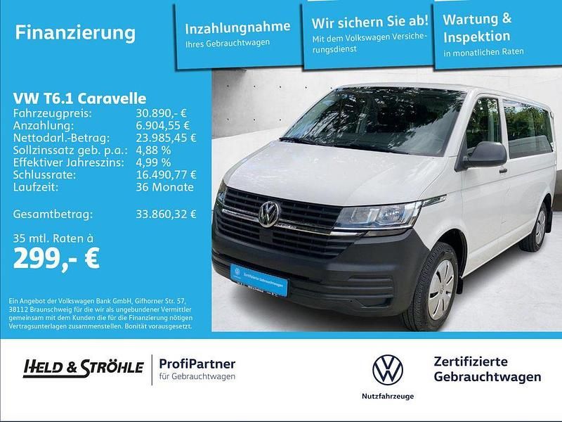 Candyweiß Gebraucht 2022 VW T6.1 Trendline Van | 30.890 € (Etwas zu teuer) - Bild 1/3
