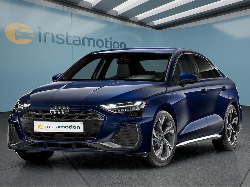 Blau Gebraucht 2024 Audi A3 S-Line Limousine | 31.499 € - Bild 1/4