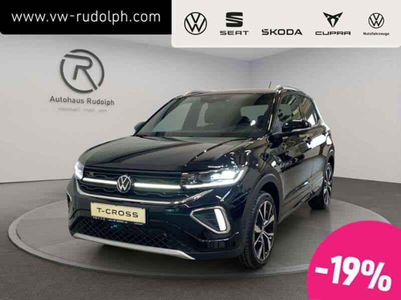 Deep black perleffekt Gebraucht 2024 VW T-Cross R-line SUV | 28.987 € (Teuer) - Bild 1/4