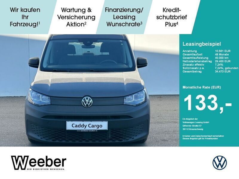 Grau Neu 2025 VW Caddy Basis Van / Kleinbus | 29.400 € (Guter Preis) - Bild 1/4