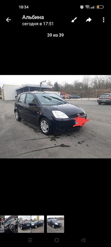 Gebraucht Ford Fiesta 2005 Blau Kleinwagen