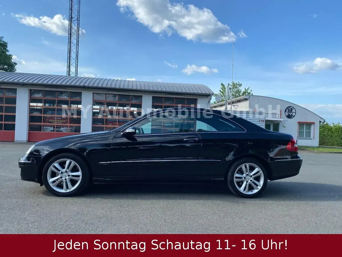 Gebraucht Mercedes CLK200 Avantgarde 184 PS (135 kW) 2008 Schwarz Coupé