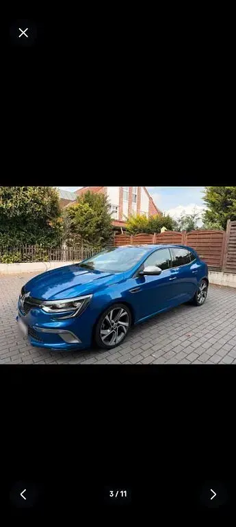 Gebraucht Renault Mégane GT Line GT 205 PS (150 kW) 2017 Blau Limousine