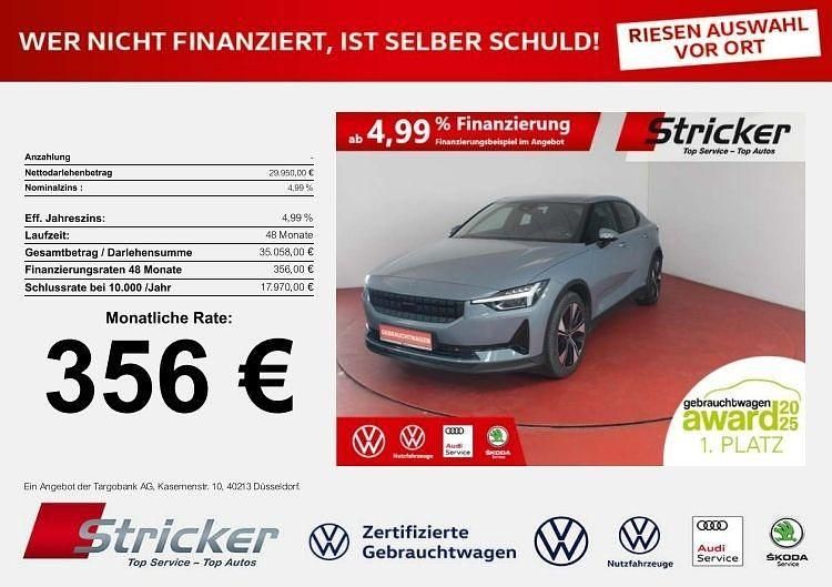 Magnesium (metallic) Gebraucht 2023 Polestar 2 Pilot-lite Kleinwagen | 29.950 € (Superpreis) - Bild 1/4