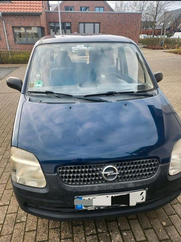 Blau Gebraucht 2001 Opel Agila Kleinwagen | 850 € (Fairer Preis) - Bild 1/4