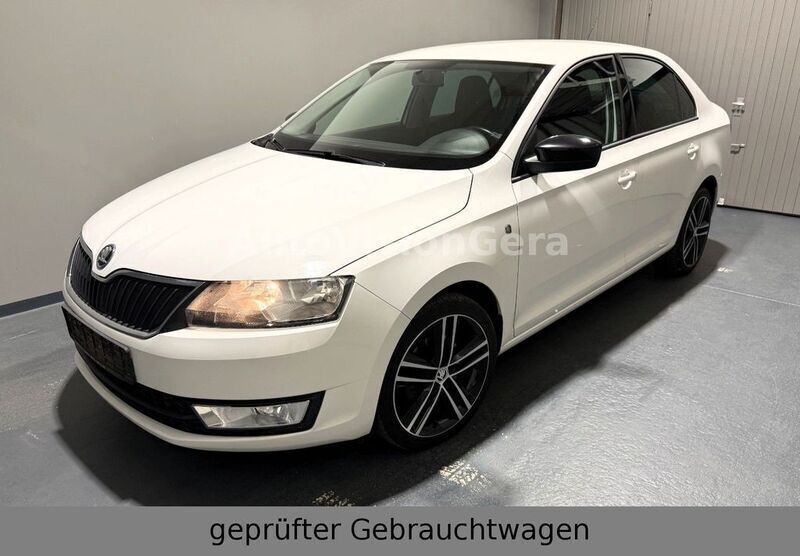 Weiß Gebraucht 2015 Skoda Rapid Ambition Limousine | 6.499 € (Guter Preis) - Bild 1/4